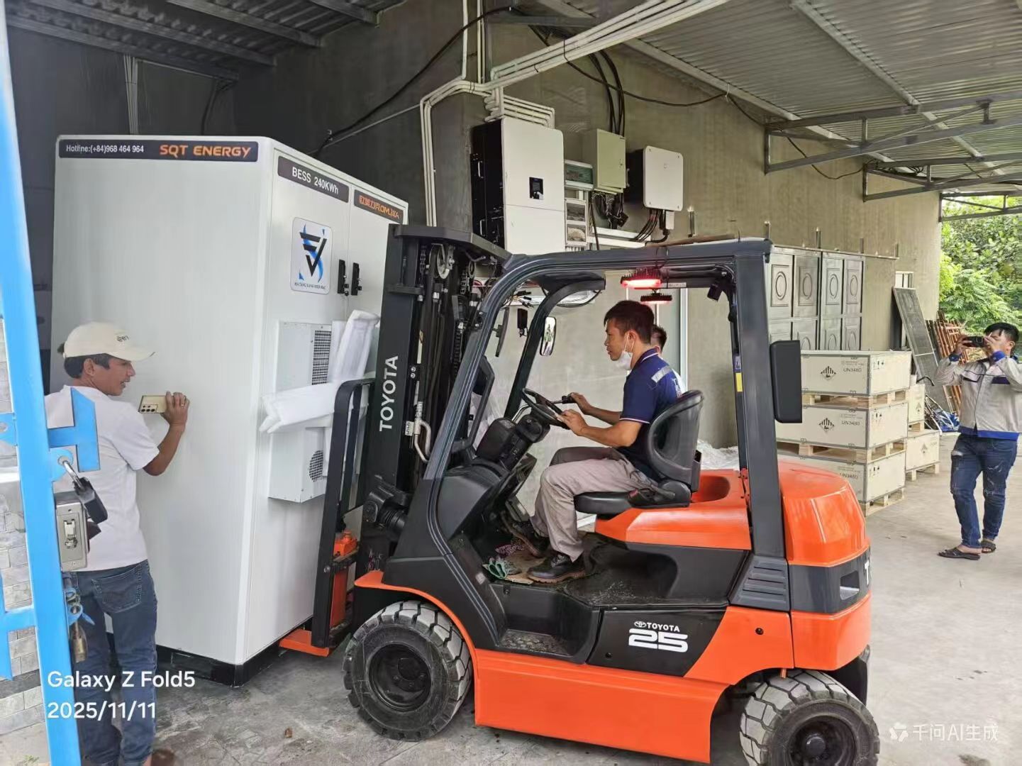 Vietnam 80kW–240kWh Energy Storage Cabinet Project(图3)